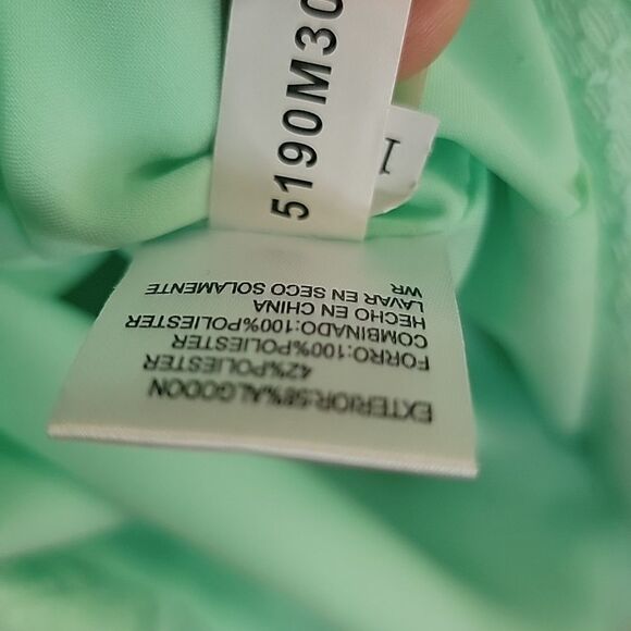 NWOT Antonio Melani GORGEOUS Lace Midi Dress in mint Green - Picture 10 of 16